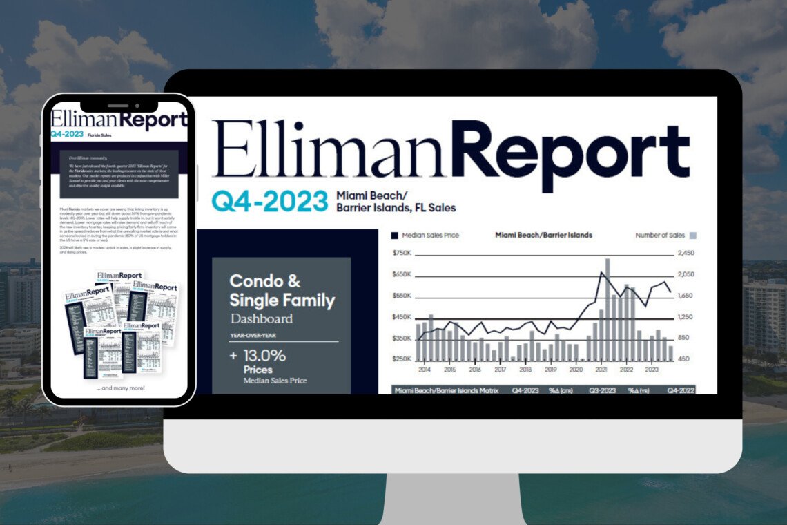 Douglas Elliman’s Q4 2023 Miami Mainland, Coral Gables & Miami Beach Market Reports