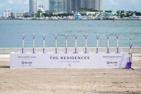 Six Fisher On Miami Beach's Fisher Island Hosts Groundbreaking After $400 Million Construction Loan