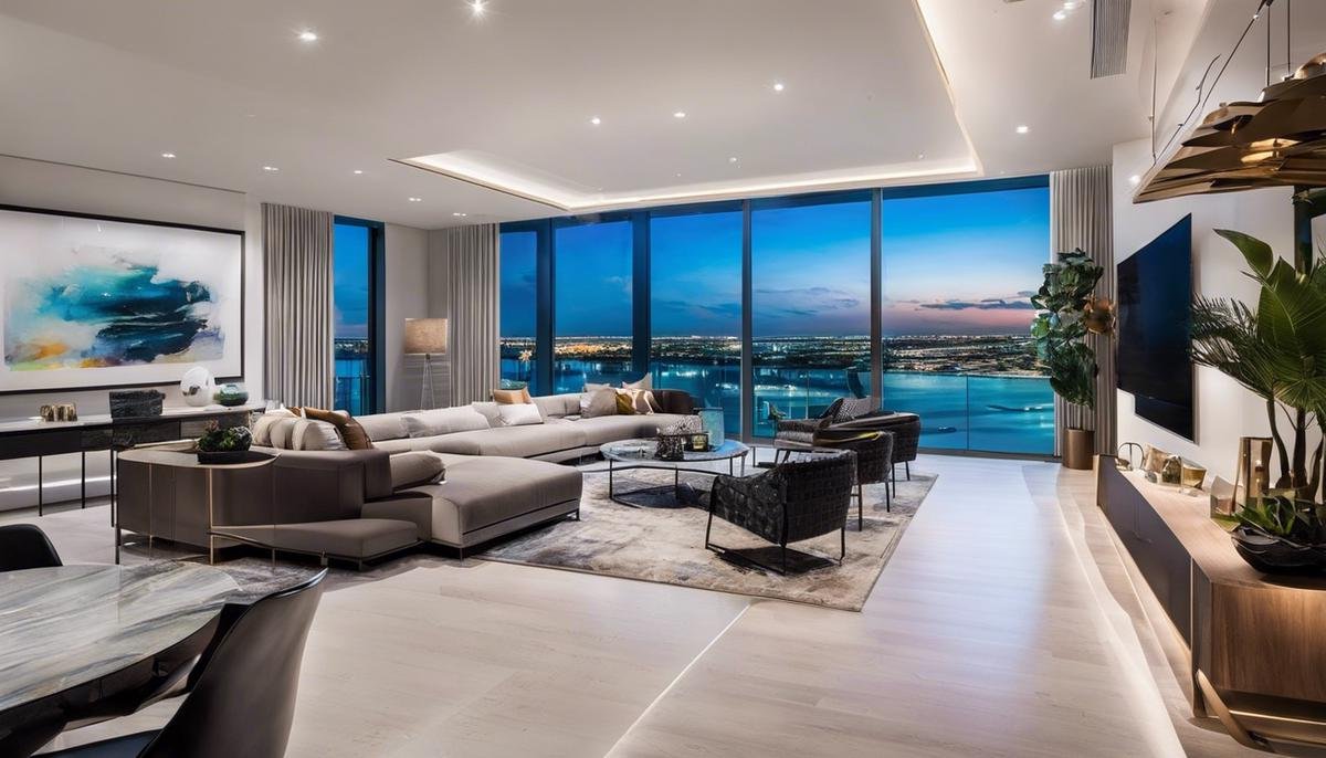Image of high-tech innovations revolutionizing Miami's high-end rental market
